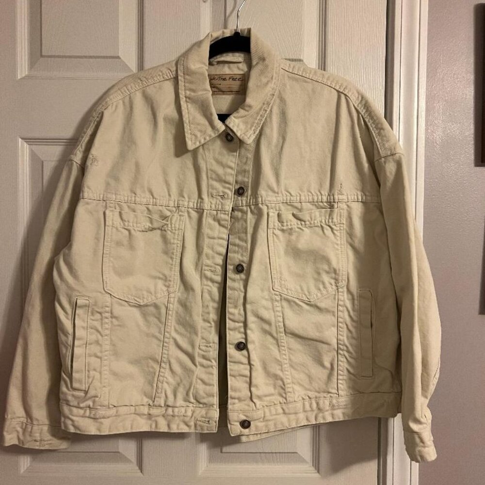 BRAND NEW!!  Free People Opal Swing Denim Jacket